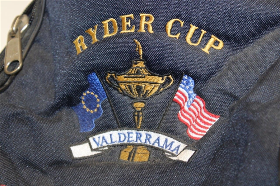Multi-Signed 1997 The Ryder Cup at Valderrama Ltd Ed Full Size Golf Bag JSA ALOA