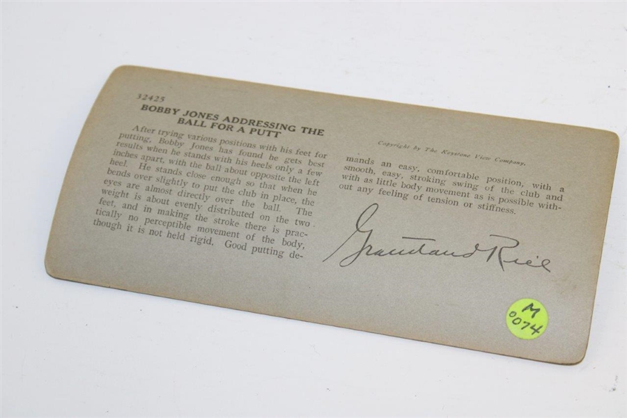 Keystone View Co. & other Stereographic Library Cards Inc. Bobby Jones w/Original Viewer