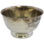 1953 Wyoming Golf Club Seniors Championship Runner-Up Trophy Bowl Won by Gil. Comstock