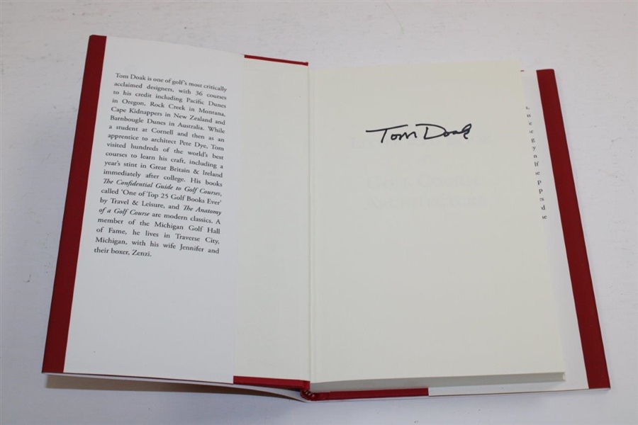 2017 'Tom Doak's Little Red Book of Golf Course Architecture' Signed by Doak