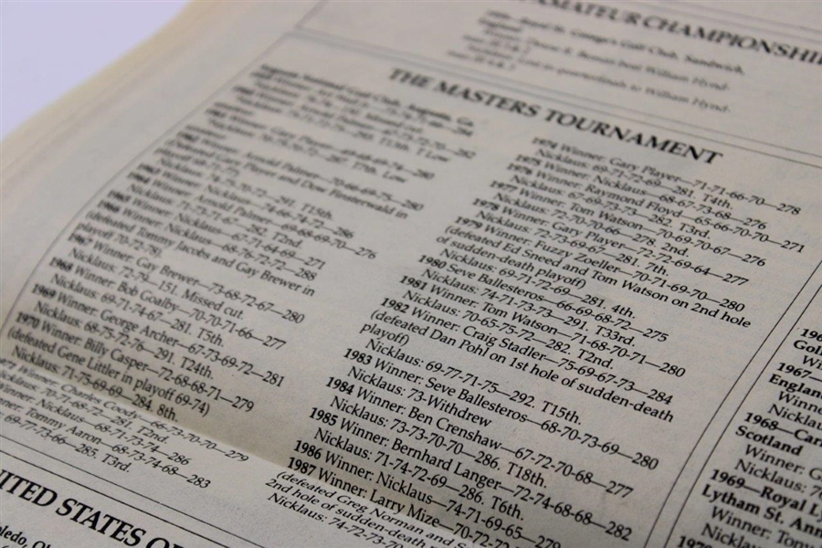 Jack Nicklaus Signed 'Jack Nicklaus 20 Major Championships' Ltd Ed #194 Newspaper JSA ALOA