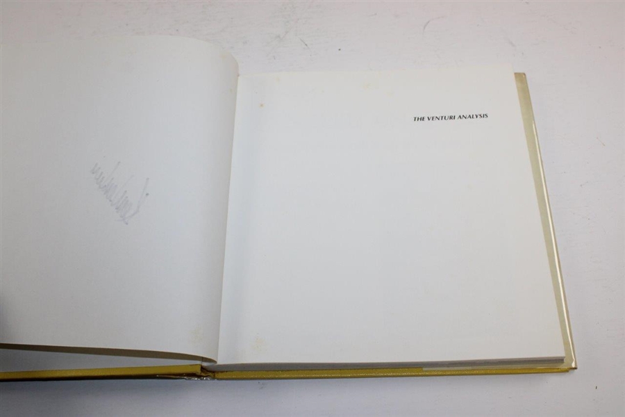 Ken Venturi Signed 1981 'The Venturi Analysis' Book JSA ALOA