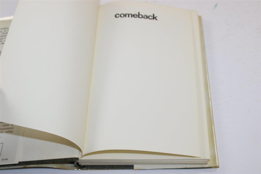 Ken Venturi Signed 1966 'Comeback: The Ken Venturi Story' Book JSA ALOA
