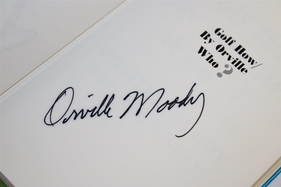 Orville Moody Signed 1972 'Golf How/By Orville Who?' Book JSA ALOA