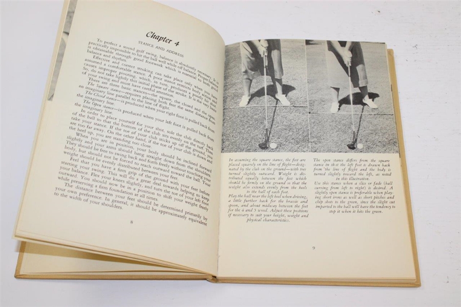 Patty Berg Signed 1950 'Golf Illustrated: The Barnes Sports Library' Book JSA ALOA