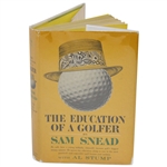 Sam Snead Signed 1962 The Education of a Golfer Book JSA ALOA