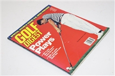 Michael Jordan Signed 1990 Golf Digest Magazine to Peter Kostis JSA ALOA