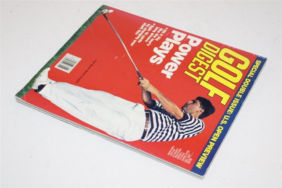 Michael Jordan Signed 1990 Golf Digest Magazine to Peter Kostis JSA ALOA