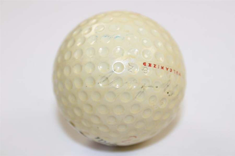Cary Middlecoff Signed Wilson 2 Logo Golf Ball - Fading Signature JSA #X01109