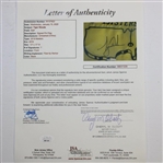Tiger Woods Signed 2019 Masters Embroidered Flag JSA #BB37229