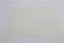 Henry 'HG' Picard Signed 3x5 Card JSA ALOA