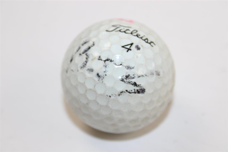 MLB Legend Mark McGwire Signed titleist 4 Logo Golf Ball JSA ALOA