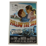 1950s Original Ben Hogan Follow The Sun Movie Poster - Large