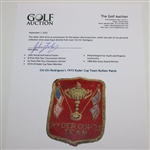 Chi Chi Rodriguez's 1973 Ryder Cup Team Bullion Patch