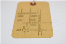 1958 Masters (Arnie ‘s First Win) Tournament Wednesday Ticket #656 with Original String