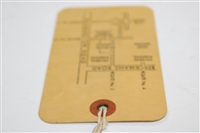 1958 Masters (Arnie ‘s First Win) Tournament Wednesday Ticket #656 with Original String