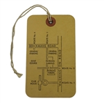 1958 Masters (Arnie ‘s First Win) Tournament Wednesday Ticket #656 with Original String