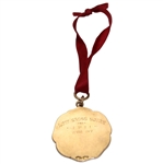 1911 New York Paper Trade Golf Association Solid 14k Gold Winner's Medal - Low Gross Score