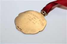 1911 New York Paper Trade Golf Association Solid 14k Gold Winner's Medal - Low Gross Score
