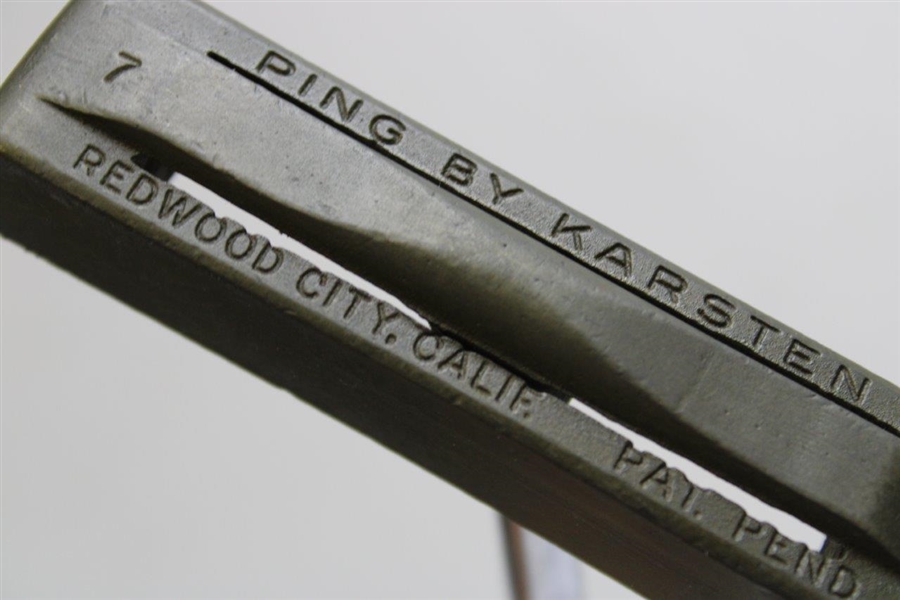 PING by Karsten Redwood City Pat. Pend. Putter '7' with Original Grip