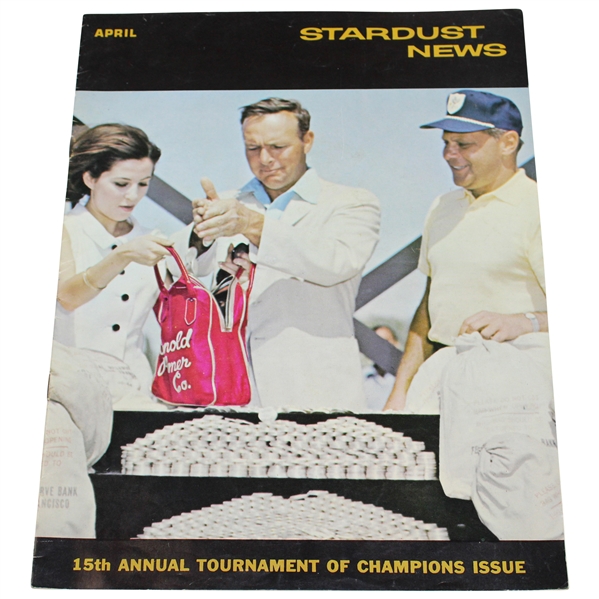 Stardust News April Tournament Of Champions Issue With Arnold Palmer On The Cover