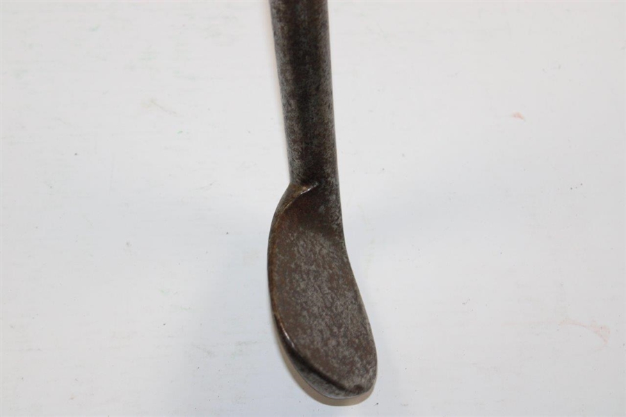 Circa 1885 Smooth Face Rut Niblick with R. Forgan and Son St. Andrews Shaft Stamp