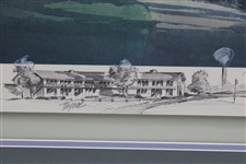 Payne Stewart Signed Ltd Ed 418/950 Hazeltine GC 1991 US Open Print To Rob - Framed JSA ALOA