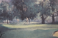 Payne Stewart Signed Ltd Ed 418/950 Hazeltine GC 1991 US Open Print To Rob - Framed JSA ALOA
