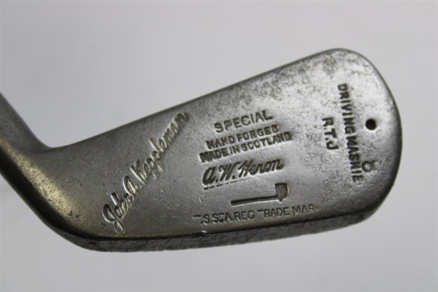 A.W. Heron Special Hand Forged John A. Keppleman R.T.J. Driving Mashie 