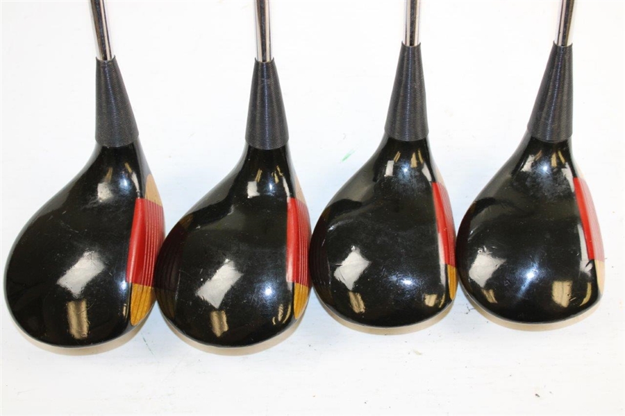 Set of Four (4) PING Heel-Toe Balance Woods with Headcovers - 1, 3, 5 & 7
