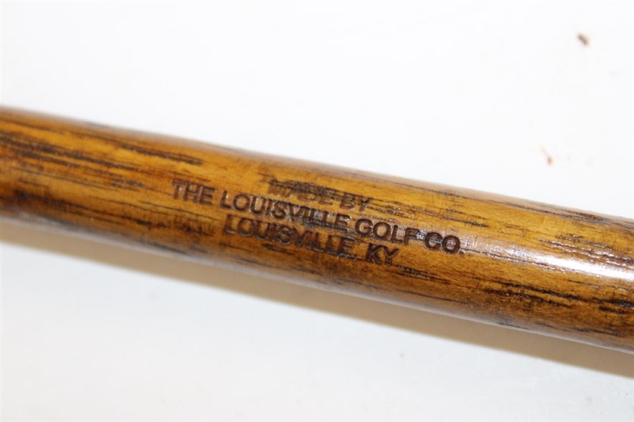 E. Just & Bros Louisville Handcrafted Niblick Reg. No. 4232001 with Shaft Stamp