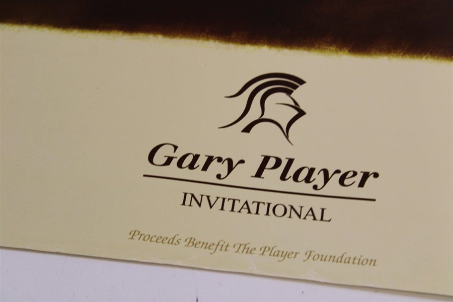 Jack Nicklaus & Gary Player Signed 2003 'The Big Three' Gary Player Invitational Poster JSA ALOA
