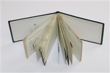 1967 Augusta National GC Masters Tournament Gift - Address Book in Original Box