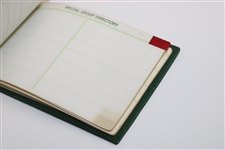 1967 Augusta National GC Masters Tournament Gift - Address Book in Original Box