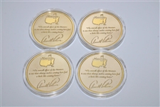 Arnold Palmer Ltd Ed Masters Commemorative Coins Set in Original Emerald Box with COA #229/750