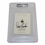 David Graham Signed Merion Golf Club Scorecard PSA/DNA #83587945