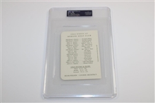 David Graham Signed Merion Golf Club Scorecard PSA/DNA #83587945