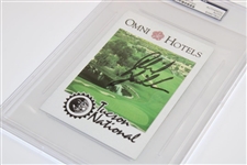Phil Mickelson Signed Tucson National Scorecard PSA/DNA #83957800