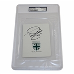 Tony Jacklin Signed Hazeltine National Golf Club Scorecard PSA/DNA #83957785