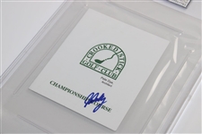 John Daly Signed Crooked Stick Golf Club Scorecard PSA/DNA #83957783