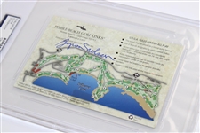 Byron Nelson Signed Pebble Beach Scorecard - Site of final PGA Victory PSA/DNA #83957805