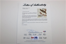 Webb Simpson Signed 2012 US Open at The Olympic Club Embroidered Flag PSA/DNA #U06635