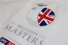 Matt Fitzpatrick Signed British Masters Supported by Sky Sports Flag JSA ALOA