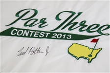 Ted Potter Jr. Signed 2013 Masters Par Three Embroidered Flag JSA #K03010