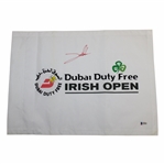 Jon Rahm Signed Dubai Duty Free Irisih Open Flag BECKETT #G94455
