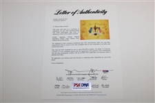 European Team Signed 2010 Ryder Cup at Celtic Manor Screen Flag PSA/DNA #Q99274