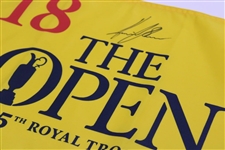 Henrik Stenson Signed 2016 OPEN at Royal Troon Screen Flag BECKETT #G94454