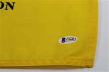 Henrik Stenson Signed 2016 OPEN at Royal Troon Screen Flag BECKETT #G94454
