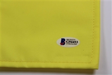 Bubba Watson Signed 2014 Masters Tournament Embroidered Flag BECKETT #G94453