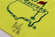 Bubba Watson Signed 2012 Masters Tournament Embroidered Flag BECKETT #G94452